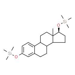 ChemSpider 2D Image | (17beta)-3,17-Bis[(trimethylsilyl)oxy]estra-1(10),2,4-triene | C24H40O2Si2