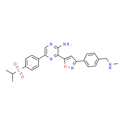 ChemSpider 2D Image | Berzosertib | C24H25N5O3S