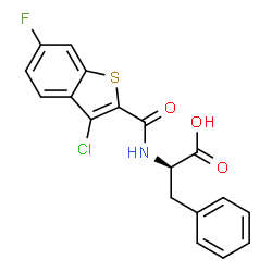 ChemSpider 2D Image | CU-CPT4a | C18H13ClFNO3S