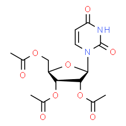 ChemSpider 2D Image | 2',3',5'-Tri-O-acetyluridine | C15H18N2O9