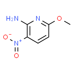 ChemSpider 2D Image | 6-Methoxy-3-nitropyridin-2-amin | C6H7N3O3