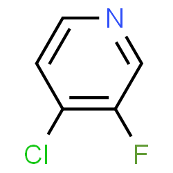 ChemSpider 2D Image | 4-Chloro-3-fluoropyridine | C5H3ClFN