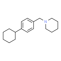 ChemSpider 2D Image | 1-(4-Cyclohexylbenzyl)piperidine | C18H27N