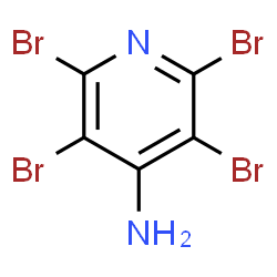 ChemSpider 2D Image | 2,3,5,6-Tetrabromo-4-pyridinamine | C5H2Br4N2