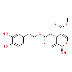 ChemSpider 2D Image | 3,4-DHPEA-EA | C19H22O8