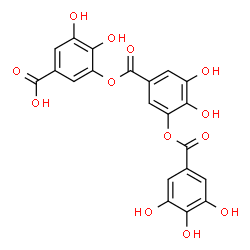 ChemSpider 2D Image | Trigallic Acid | C21H14O13