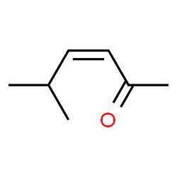 ChemSpider 2D Image | (3Z)-5-Methyl-3-hexen-2-one | C7H12O