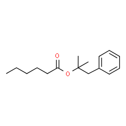 ChemSpider 2D Image | 2-Methyl-1-phenylpropan-2-yl hexanoate | C16H24O2