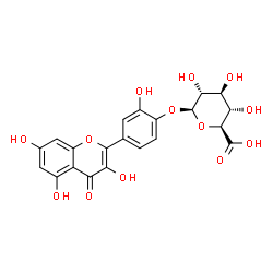 ChemSpider 2D Image | QUERCETIN-4'-GLUCURONIDE | C21H18O13
