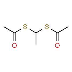 ChemSpider 2D Image | S,S'-1,1-Ethanediyl diethanethioate | C6H10O2S2