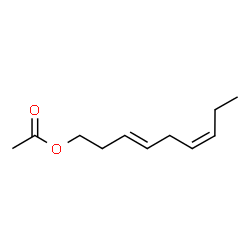ChemSpider 2D Image | 3,6-Nonadien-1-ol, 1-acetate, (3E,6Z)- | C11H18O2