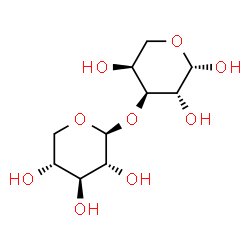 ChemSpider 2D Image | 3-O-beta-D-Xylopyranosyl-beta-L-arabinopyranose | C10H18O9