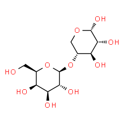 ChemSpider 2D Image | 4-O-beta-D-Galactopyranosyl-alpha-D-xylopyranose | C11H20O10