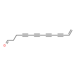 ChemSpider 2D Image | 12-Tridecene-4,6,8,10-tetraynal | C13H8O