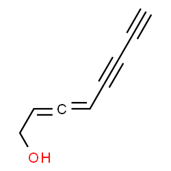 ChemSpider 2D Image | 2,3-Octadiene-5,7-diyn-1-ol | C8H6O