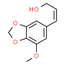 ChemSpider 2D Image | (2Z)-3-(7-Methoxy-1,3-benzodioxol-5-yl)-2-propen-1-ol | C11H12O4