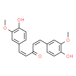 ChemSpider 2D Image | (1Z,4Z)-1,5-Bis(4-hydroxy-3-methoxyphenyl)-1,4-pentadien-3-one | C19H18O5