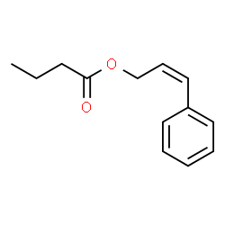 ChemSpider 2D Image | (2Z)-3-Phenyl-2-propen-1-yl butyrate | C13H16O2