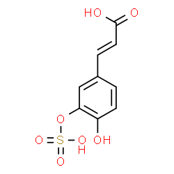 ChemSpider 2D Image | Caffeic acid 3-sulfate | C9H8O7S
