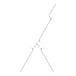 ChemSpider 2D Image | 1,3-Bis(tetradecanoyloxy)-2-propanyl (13Z)-13-docosenoate | C53H100O6