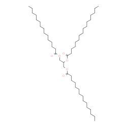 ChemSpider 2D Image | 1,3-Bis(pentadecanoyloxy)-2-propanyl palmitate | C49H94O6