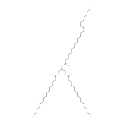 ChemSpider 2D Image | 1,3-Bis(palmitoyloxy)-2-propanyl (13Z)-13-docosenoate | C57H108O6
