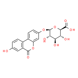 ChemSpider 2D Image | Urolithin A-8-O-glucuronide | C19H16O10