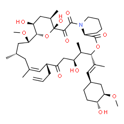 ChemSpider 2D Image | (1R,9S,12S,13R,14S,17R,18Z,21S,23S,24S,25S,27R)-17-Allyl-1,14,25-trihydroxy-12-{(1E)-1-[(1R,3R,4R)-4-hydroxy-3-methoxycyclohexyl]-1-propen-2-yl}-23-methoxy-13,19,21,27-tetramethyl-11,28-dioxa-4-azatri
cyclo[22.3.1.0~4,9~]octacos-18-ene-2,3,10,16-tetrone | C43H67NO12