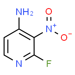 ChemSpider 2D Image | 2-Fluoro-3-nitro-4-pyridinamine | C5H4FN3O2