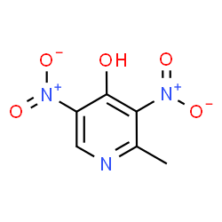 ChemSpider 2D Image | 2-Methyl-3,5-dinitro-4-pyridinol | C6H5N3O5