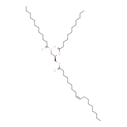 ChemSpider 2D Image | 1,2-DILAUROYL-3-OLEOYL-SN-GLYCEROL | C45H84O6