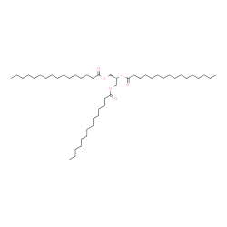 ChemSpider 2D Image | 1-tetradecanoyl-2,3-dihexadecanoyl-sn-glycerol | C49H94O6