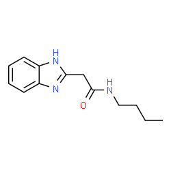 ChemSpider 2D Image | 2-(1H-Benzimidazol-2-yl)-N-butylacetamide | C13H17N3O