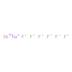 ChemSpider 2D Image | Antimony(5+) sodium fluoride (1:1:6) | F6NaSb