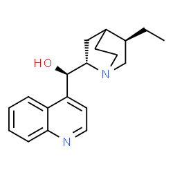 ChemSpider 2D Image | (8alpha,9R)-10,11-Dihydrocinchonan-9-ol | C19H24N2O