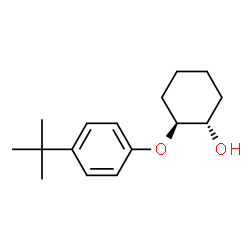ChemSpider 2D Image | (1S,2S)-2-[4-(2-Methyl-2-propanyl)phenoxy]cyclohexanol | C16H24O2