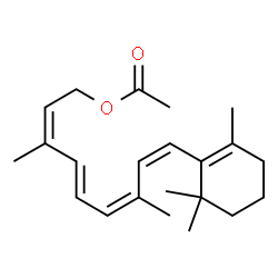 ChemSpider 2D Image | (7cis,9cis,13cis)-O~15~-Acetylretinol | C22H32O2