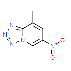ChemSpider 2D Image | 8-Methyl-6-nitrotetrazolo[1,5-a]pyridine | C6H5N5O2