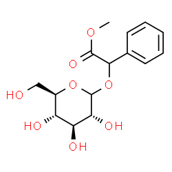 ChemSpider 2D Image | Methyl (D-glucopyranosyloxy)(phenyl)acetate | C15H20O8