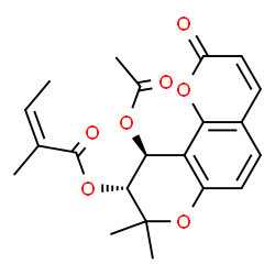 ChemSpider 2D Image | Praeruptorin A | C21H22O7