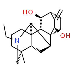 ChemSpider 2D Image | Denudatine | C22H33NO2