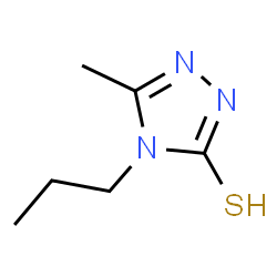 ChemSpider 2D Image | 5-Methyl-4-propyl-2,4-dihydro-3H-1,2,4-triazole-3-thione | C6H11N3S
