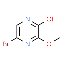 ChemSpider 2D Image | 5-Bromo-3-methoxy-2(1H)-pyrazinone | C5H5BrN2O2