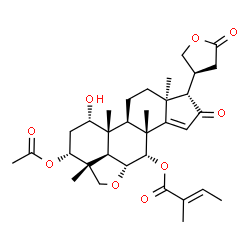 ChemSpider 2D Image | 3-acetyl-7-tigloylvilasinin lactone | C33H44O9