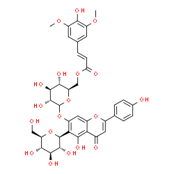 ChemSpider 2D Image | 7-O-(6-sinapoylglucosyl)isovitexin | C38H40O19