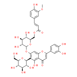 ChemSpider 2D Image | 7-O-(6-feruoylglucosyl)isoorientin | C37H38O19