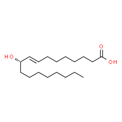 ChemSpider 2D Image | (8E,10S)-10-Hydroxy-8-octadecenoic acid | C18H34O3