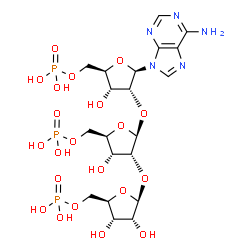 ChemSpider 2D Image | 2'-[2-(5-phosphoribosyl)-5-phosphoribosyl]-5'-AMP | C20H32N5O21P3