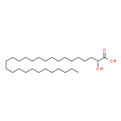 ChemSpider 2D Image | (R)-2-hydroxyoctacosanoic acid | C28H56O3