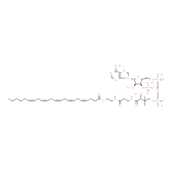 ChemSpider 2D Image | (4Z,7Z,10Z,13Z,16Z)-docosapentaenoyl-CoA | C43H68N7O17P3S